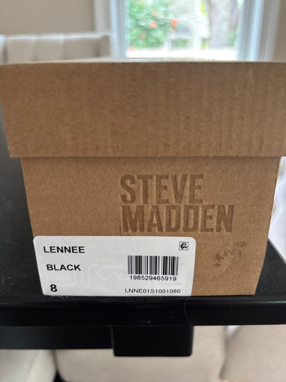 Steve Madden Lennee sandal black, size 8 - Picture 5 of 7